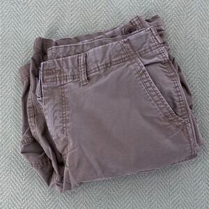 American Eagle Mens Flex Cargo Shorts Brown Cotton Stretch Size 36 Casual Hiking